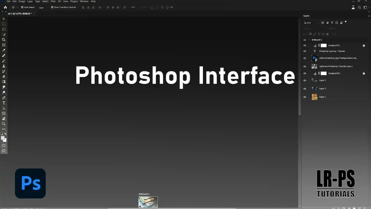 Photoshop app screen