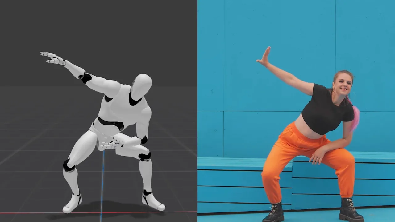 Plask Motion in action, video AI tool