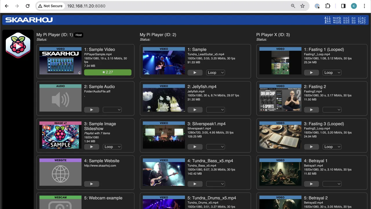 PlayAI dashboard view