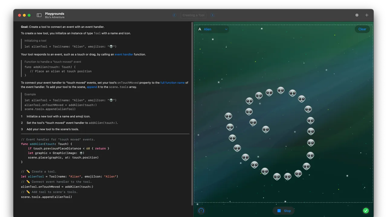 Playground AI app screen