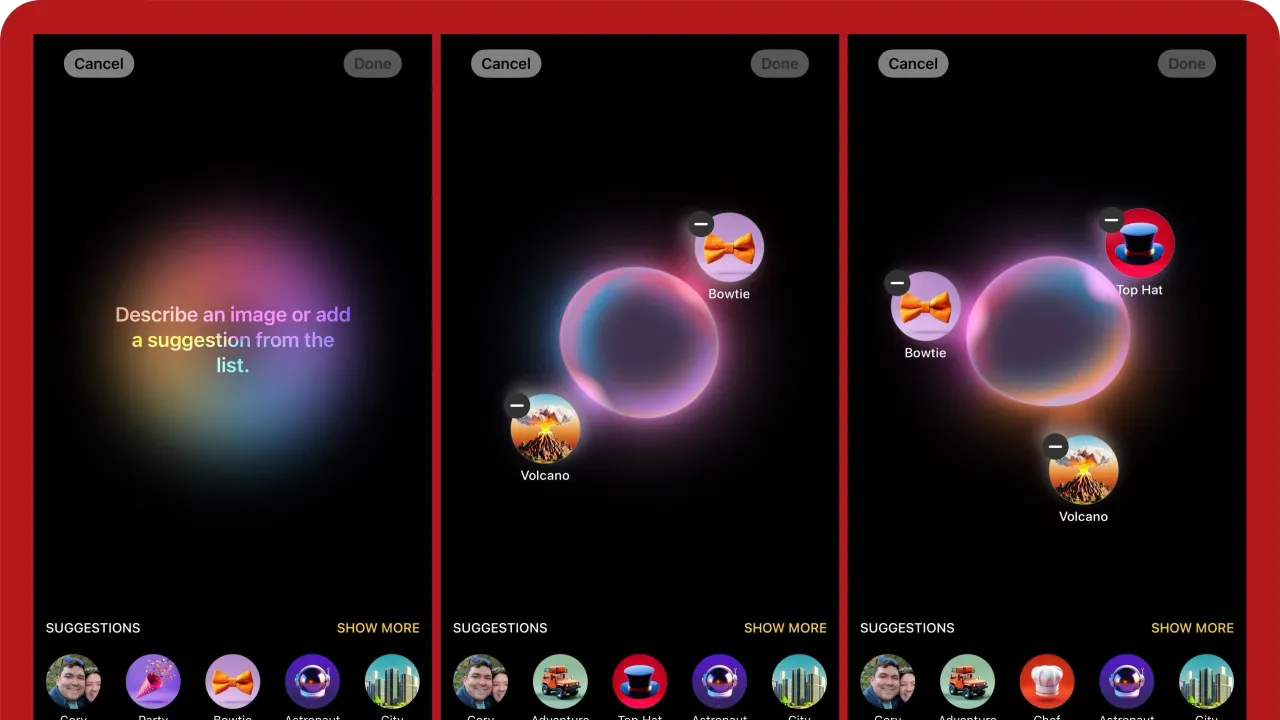Playground AI interface in use