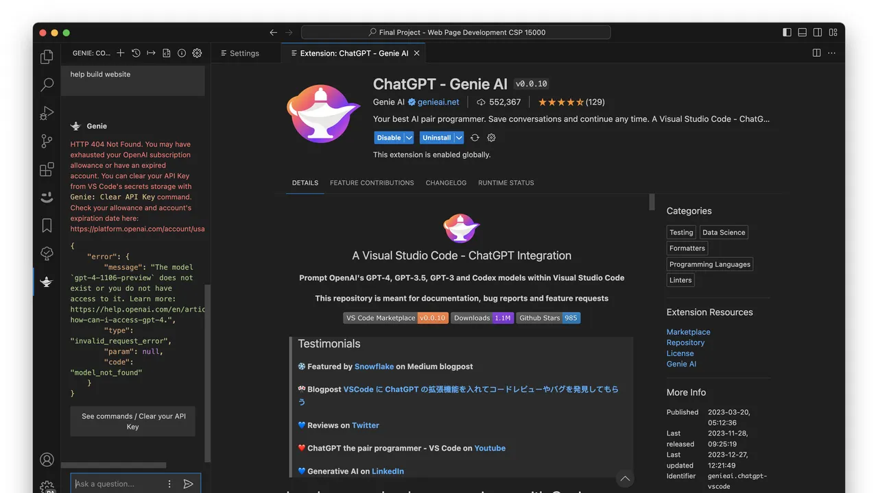 Plus AI dashboard view