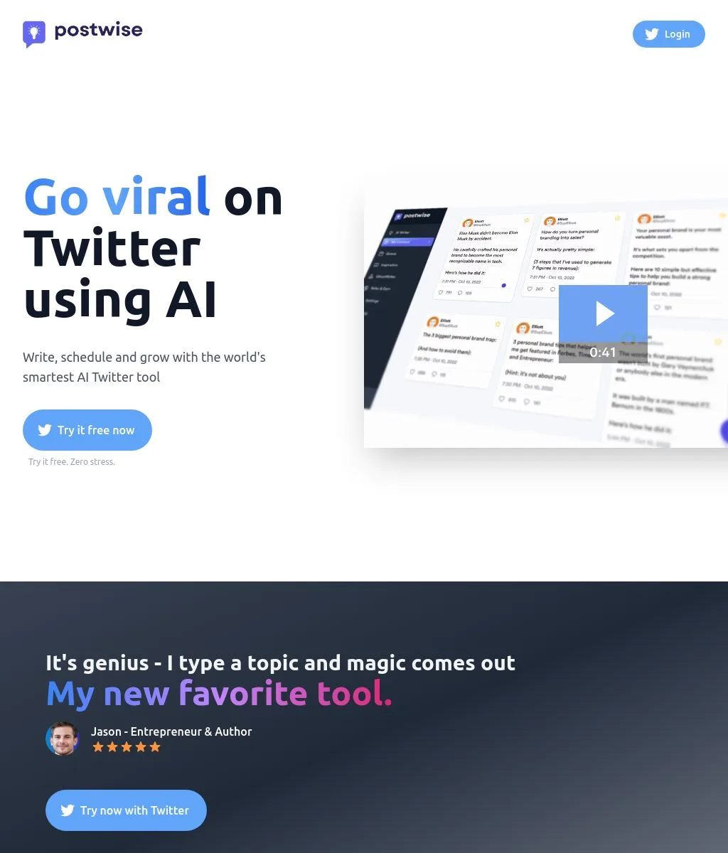 Postwise interface in use