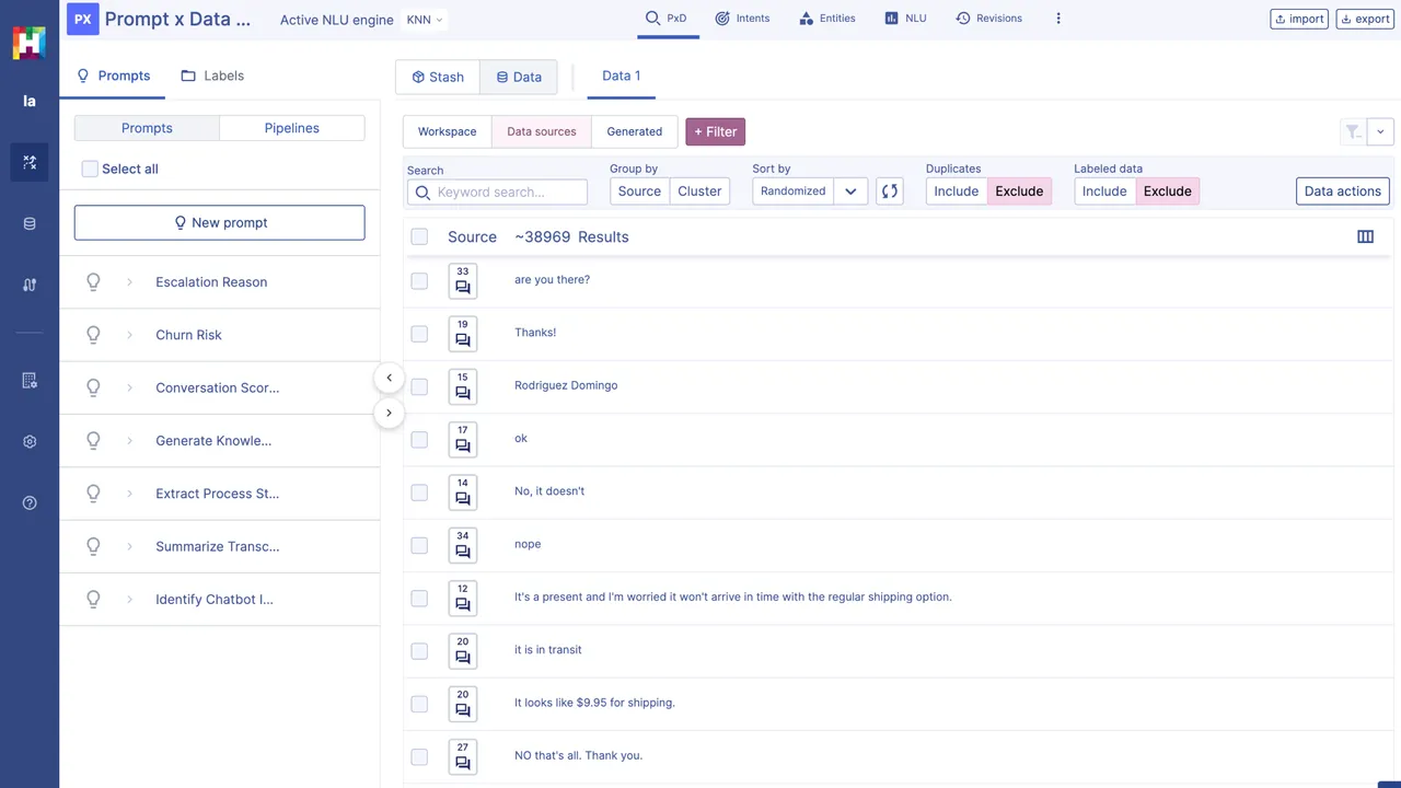 PromptHub in action, code AI tool