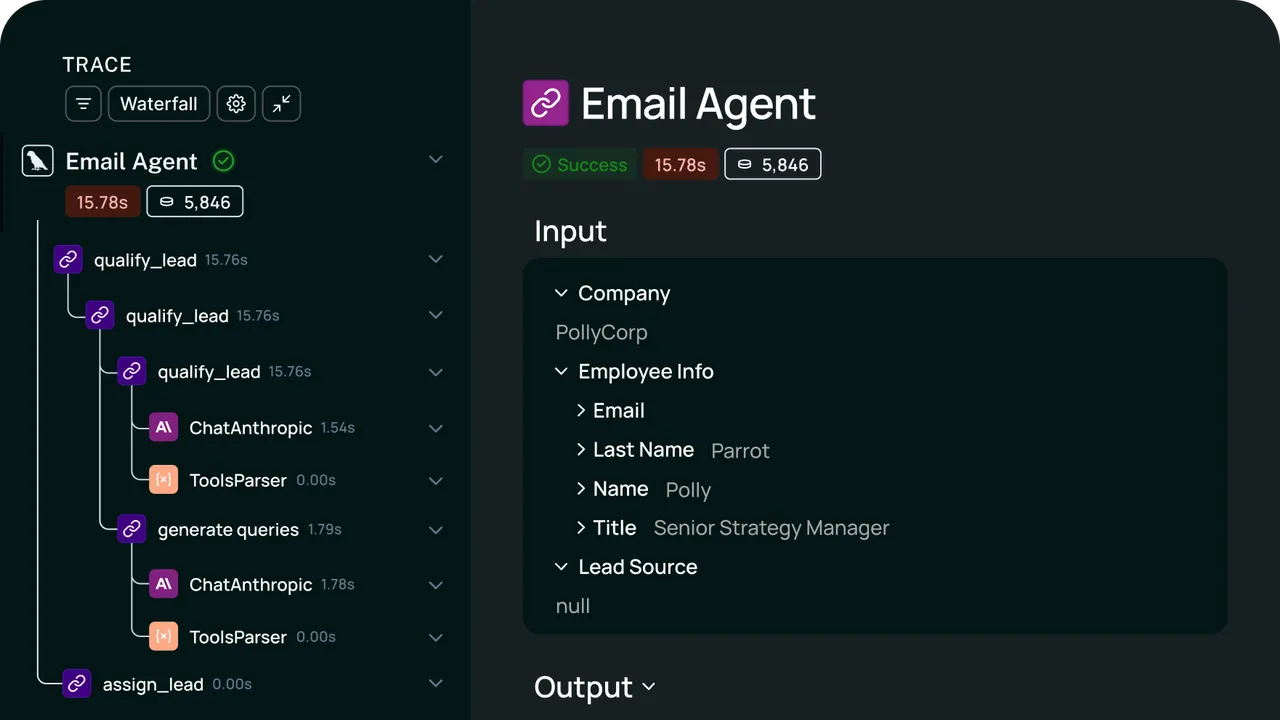 PromptLayer app screen