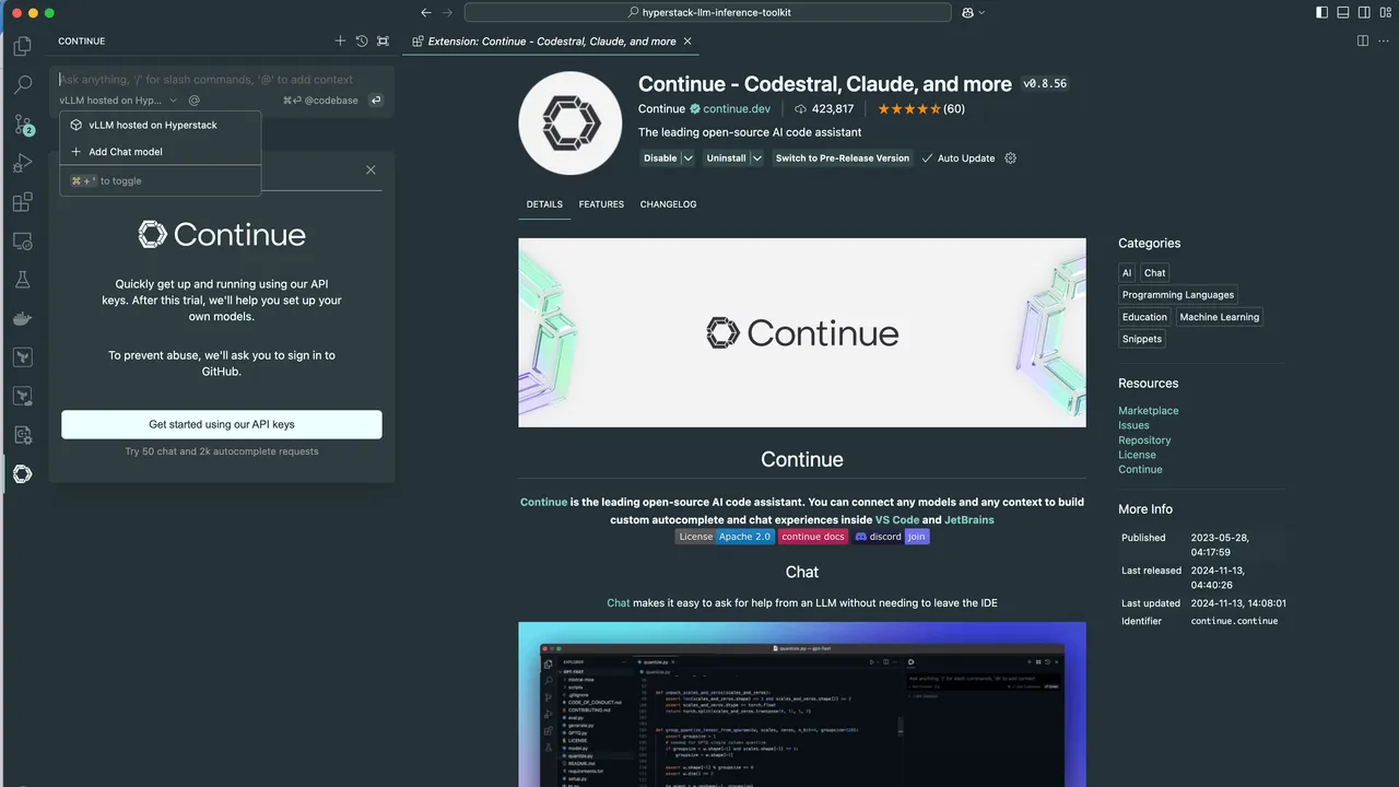 Qwen Chat dashboard view