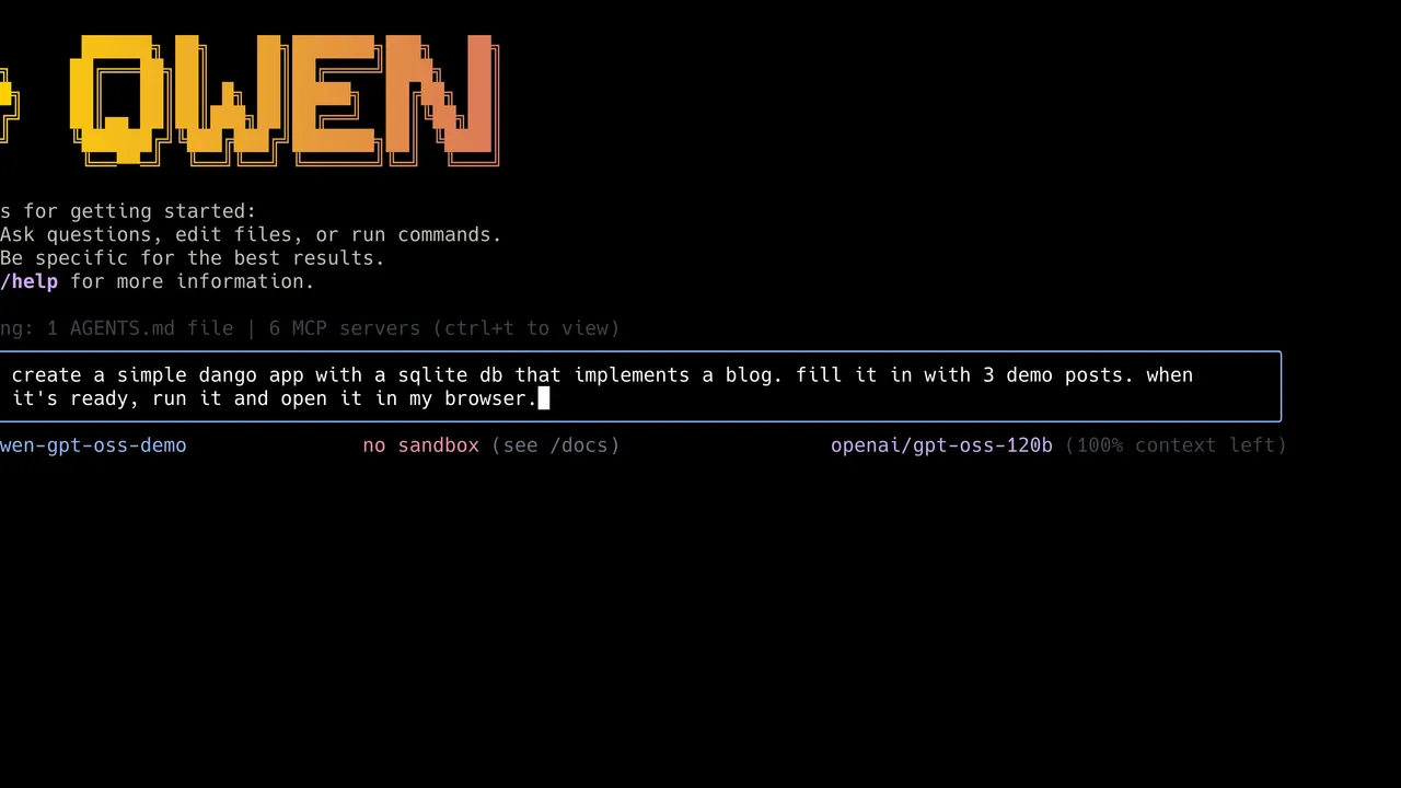 Qwen Chat in action, chat & models AI tool