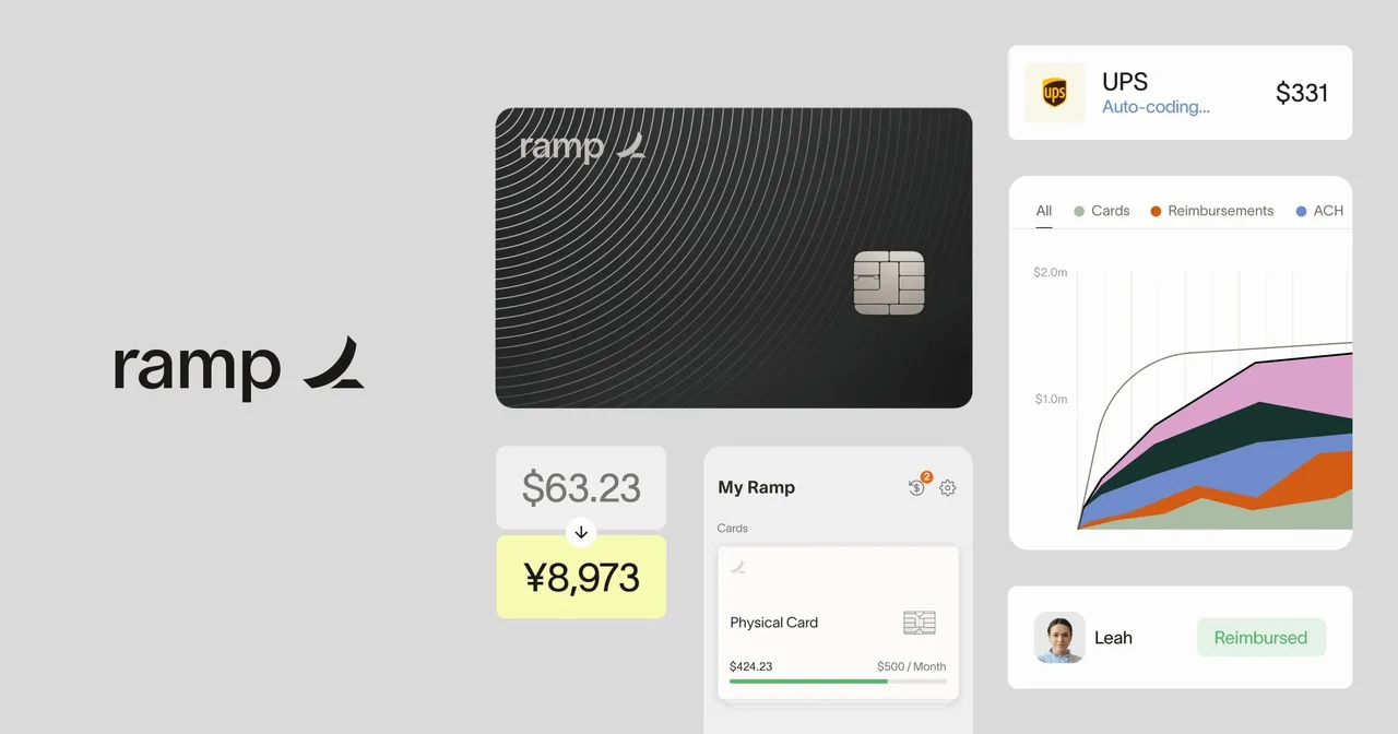 Ramp AI in action, productivity AI tool