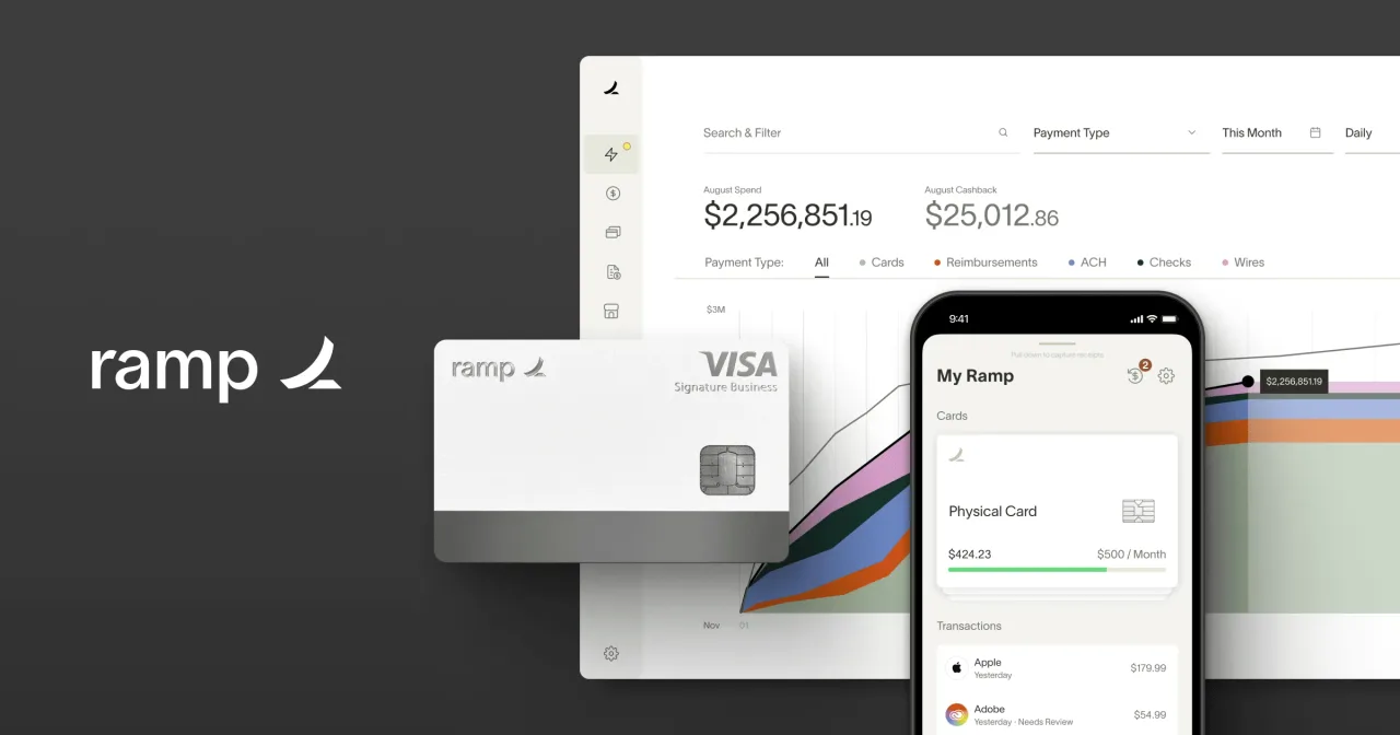 Ramp AI dashboard view