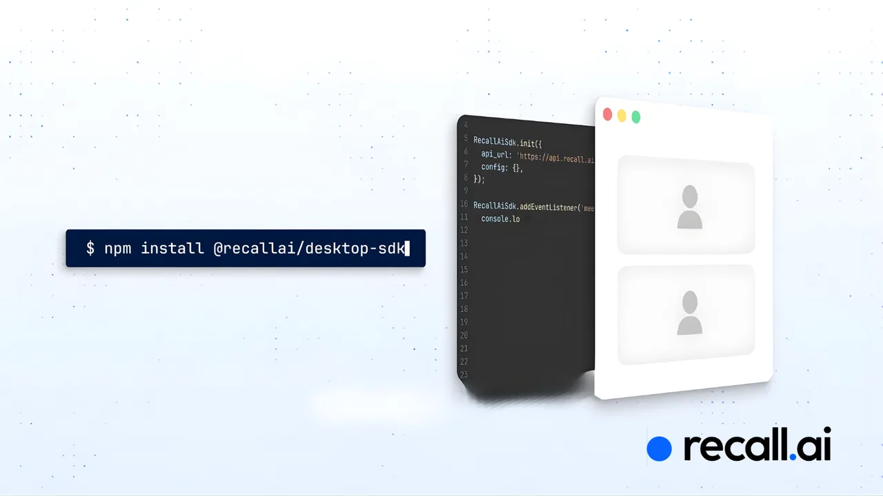 Recall.ai interface in use