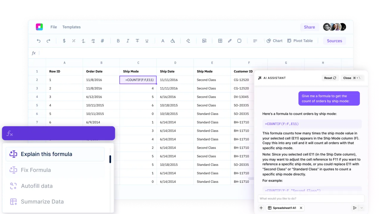 Regex.ai in action, code AI tool