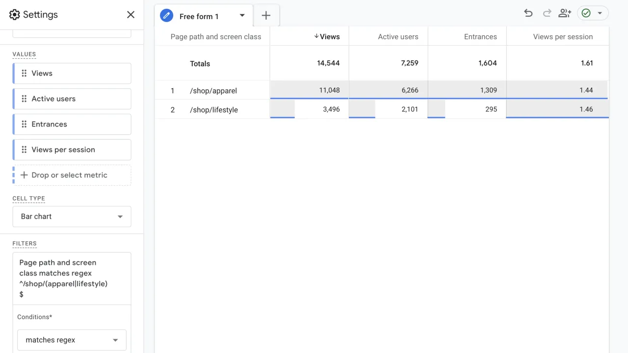 Regex.ai interface in use