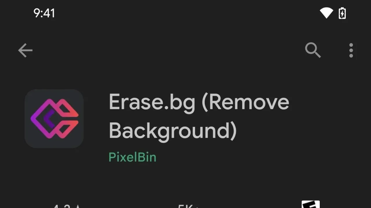 Remove.bg interface in use