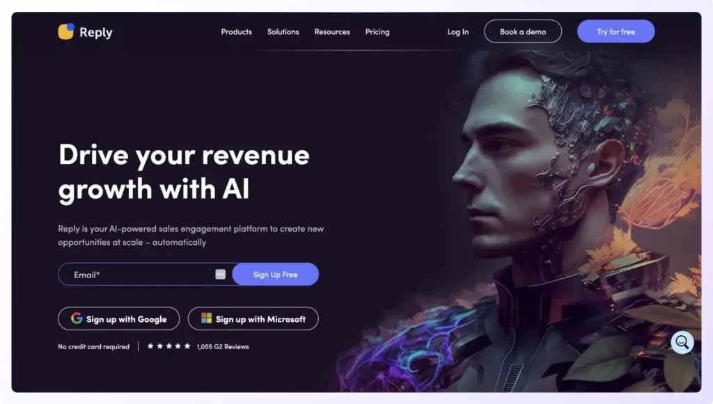 Reply.io dashboard view