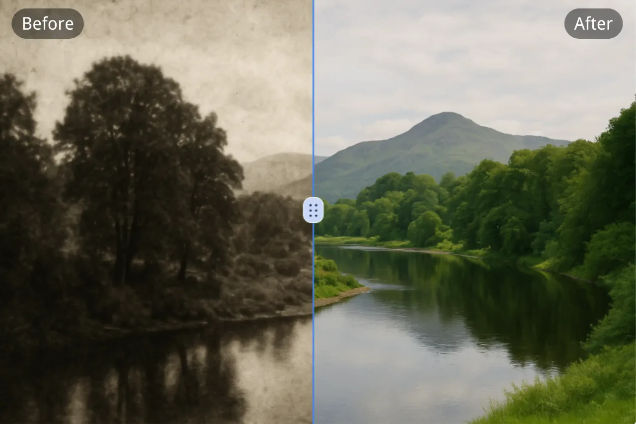 RestorePhotos dashboard view