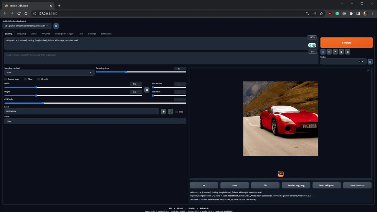 Riffusion app screen
