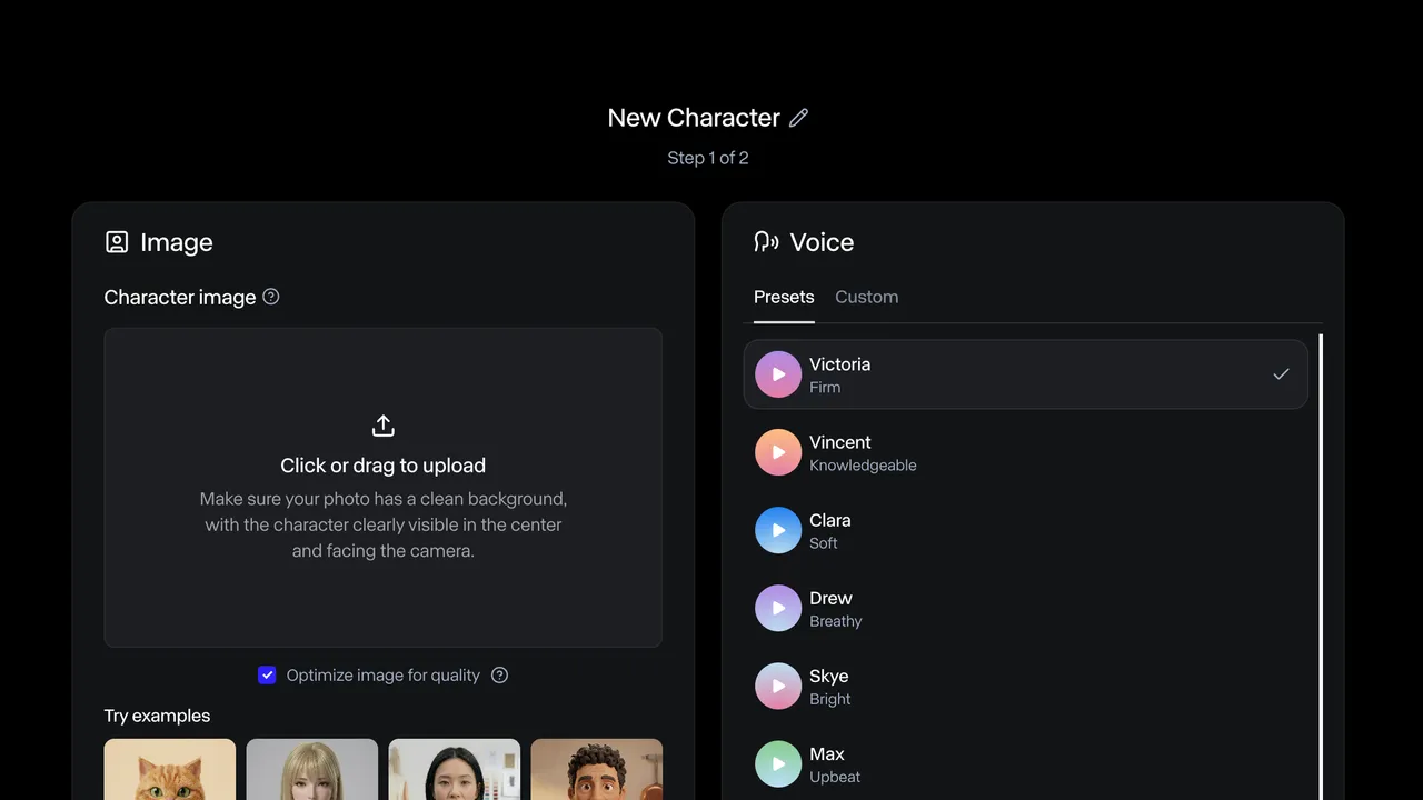 Runway app screen