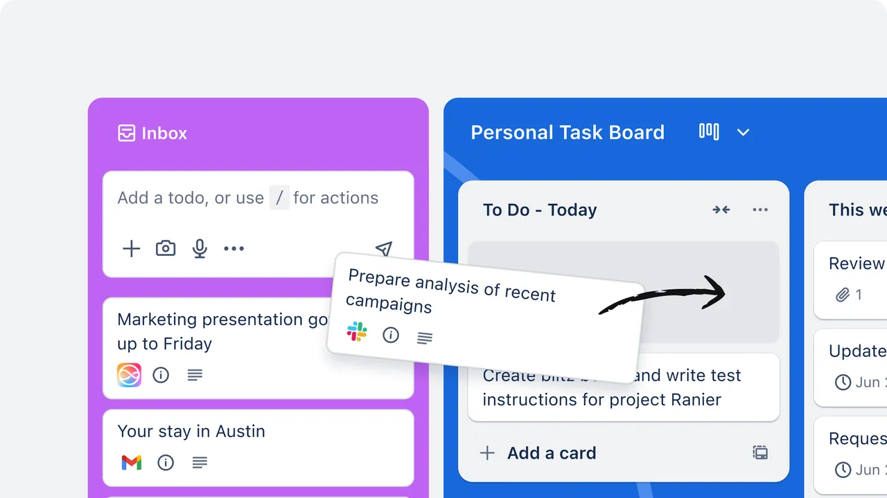 Saner interface in use
