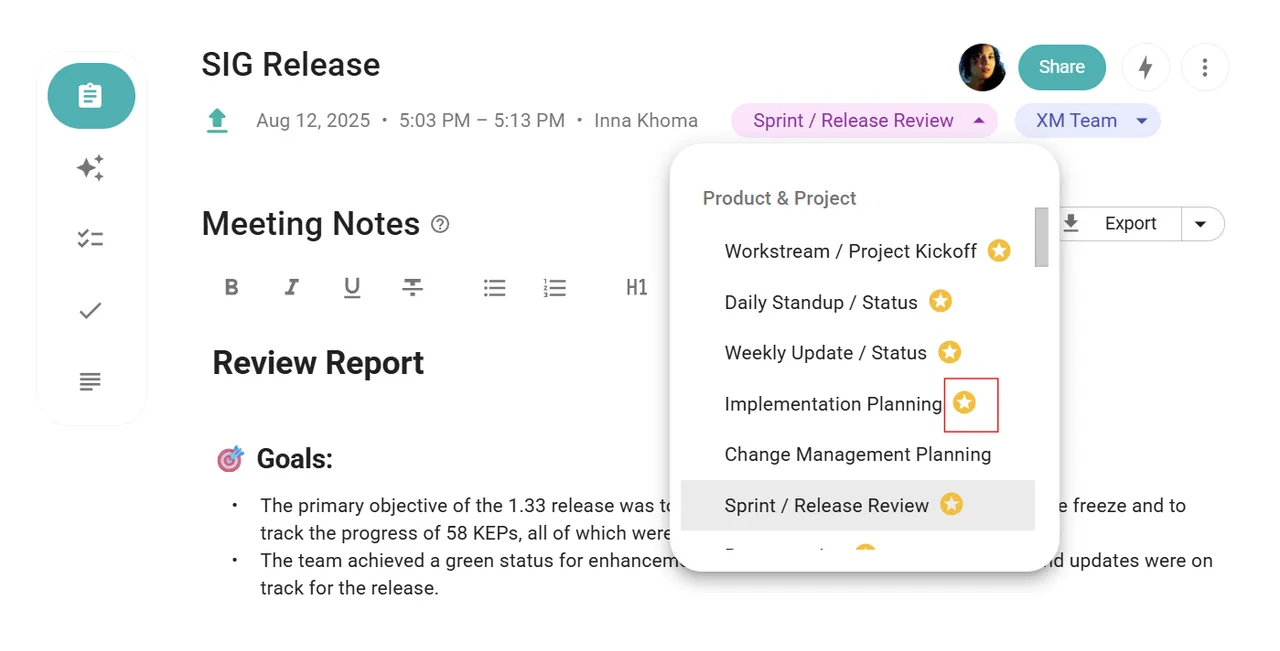 Sembly dashboard view