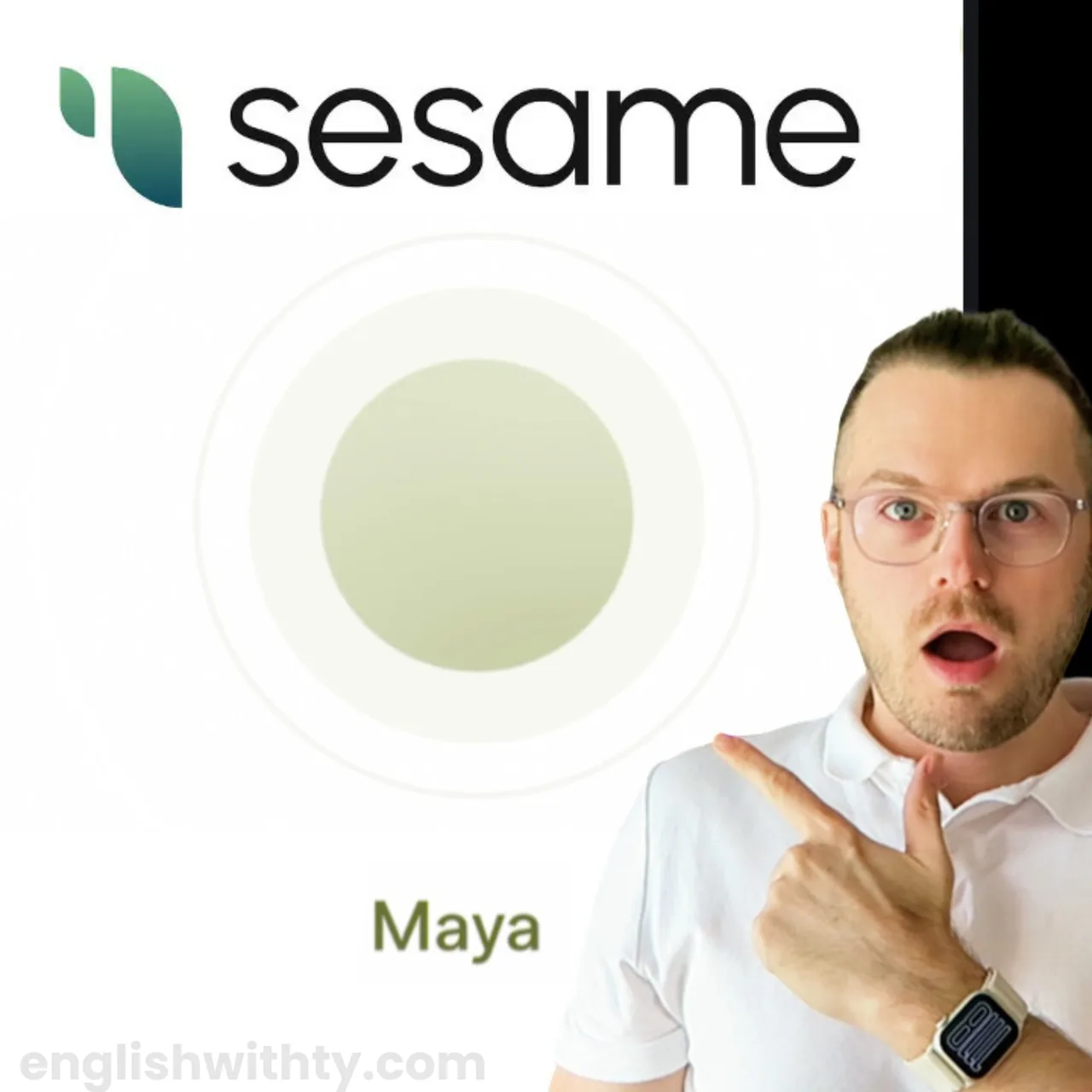 Sesame in action, voice & audio AI tool