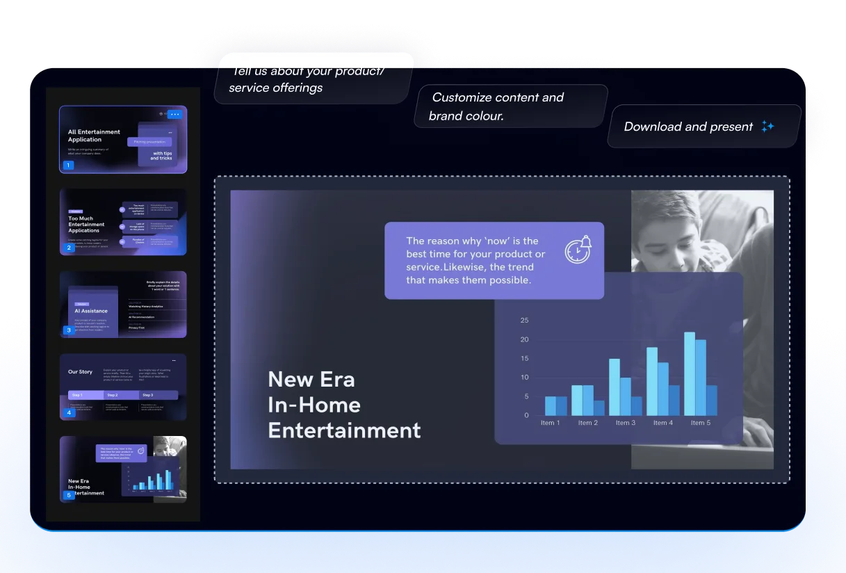 Slidemate dashboard view
