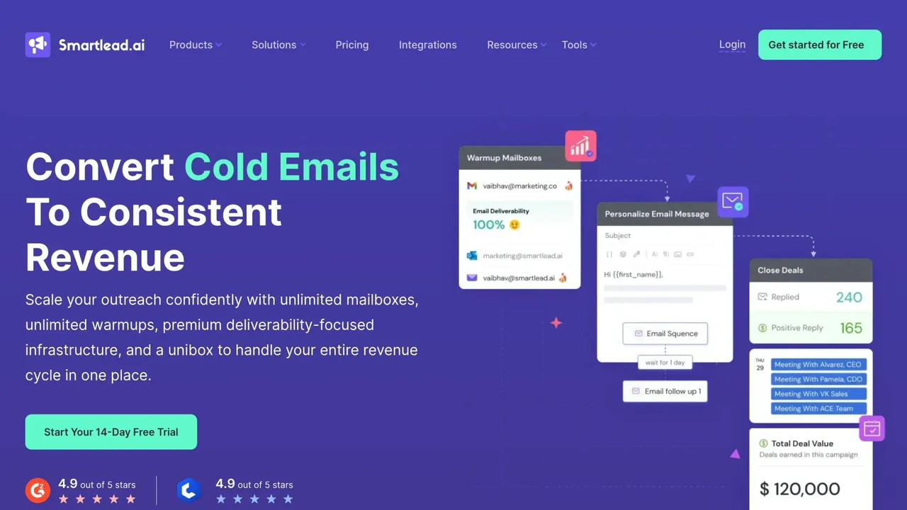 Smartlead app screen