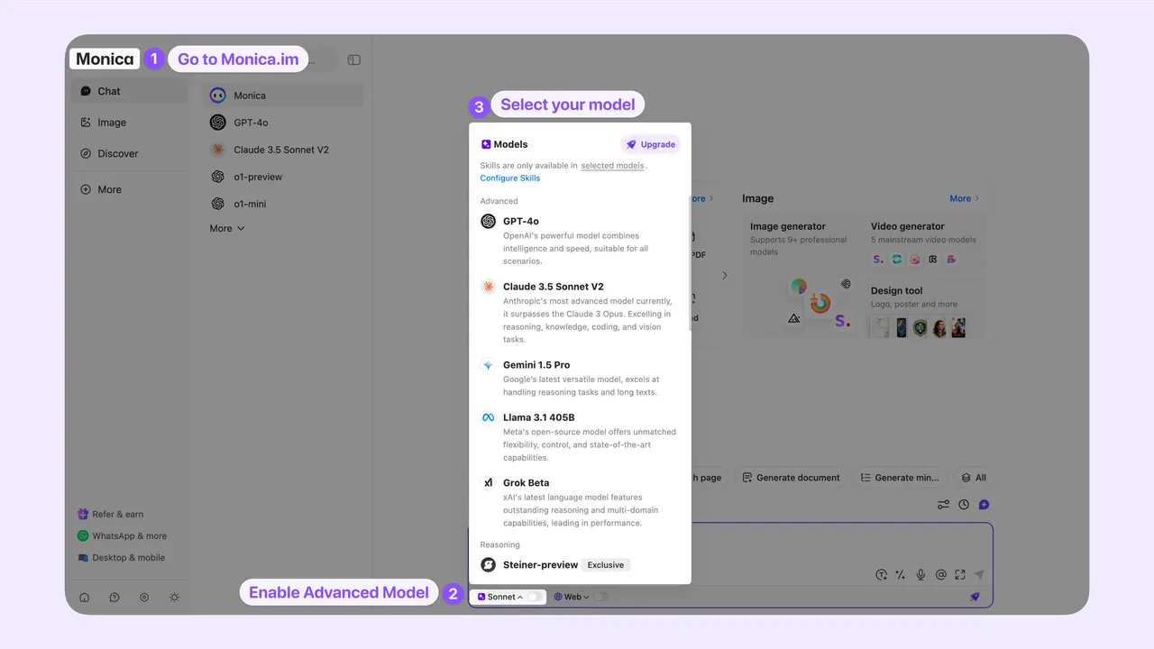 Sonnet Beta dashboard view
