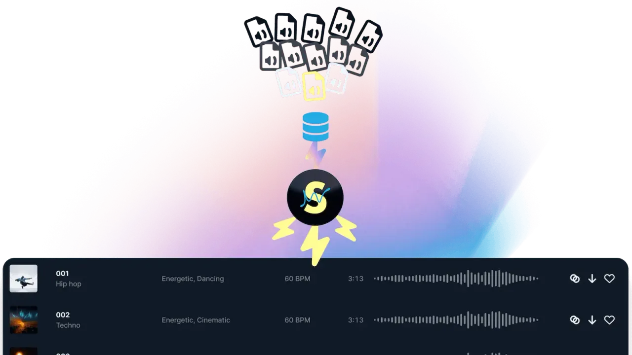 Soundraw interface in use