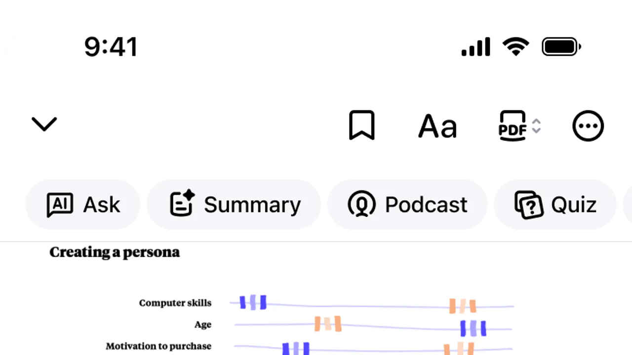 Speechify in action, voice & audio AI tool