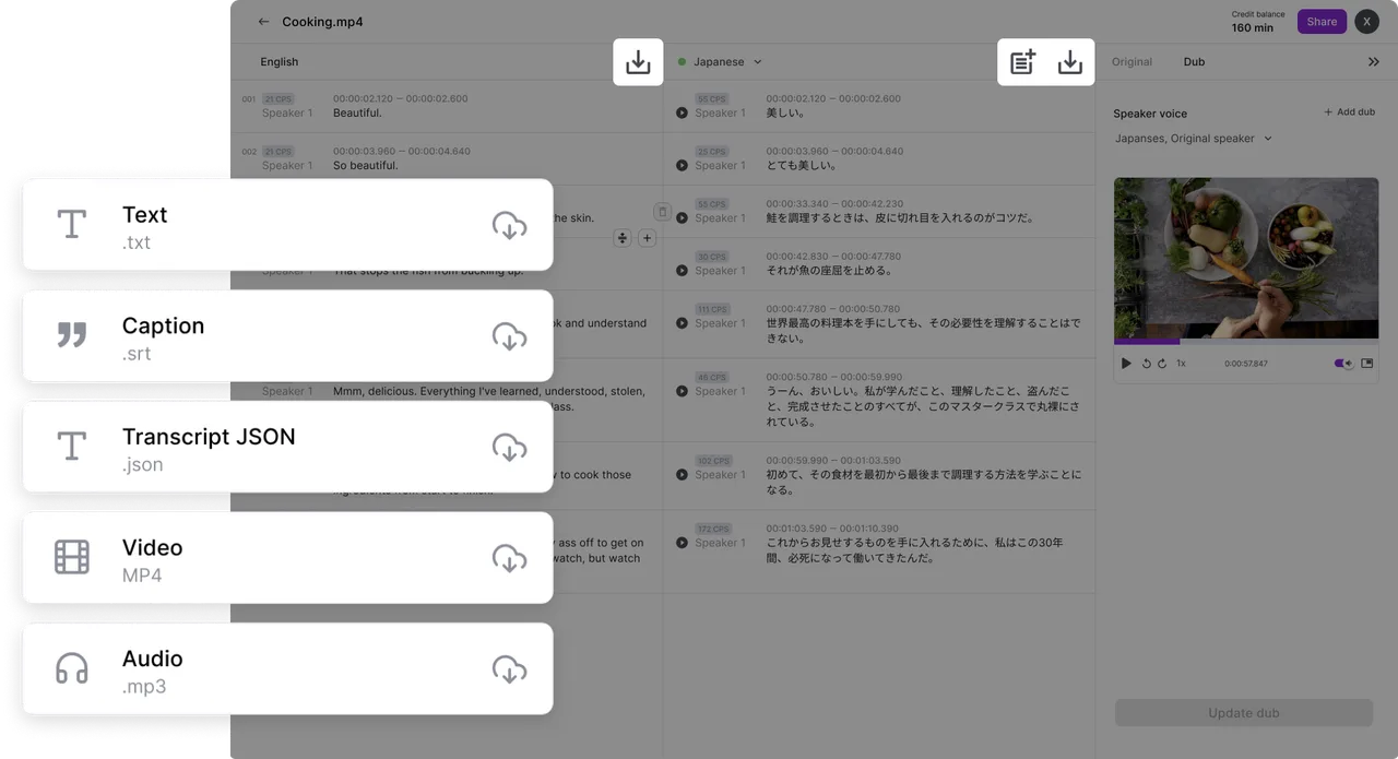 Speechlab interface in use