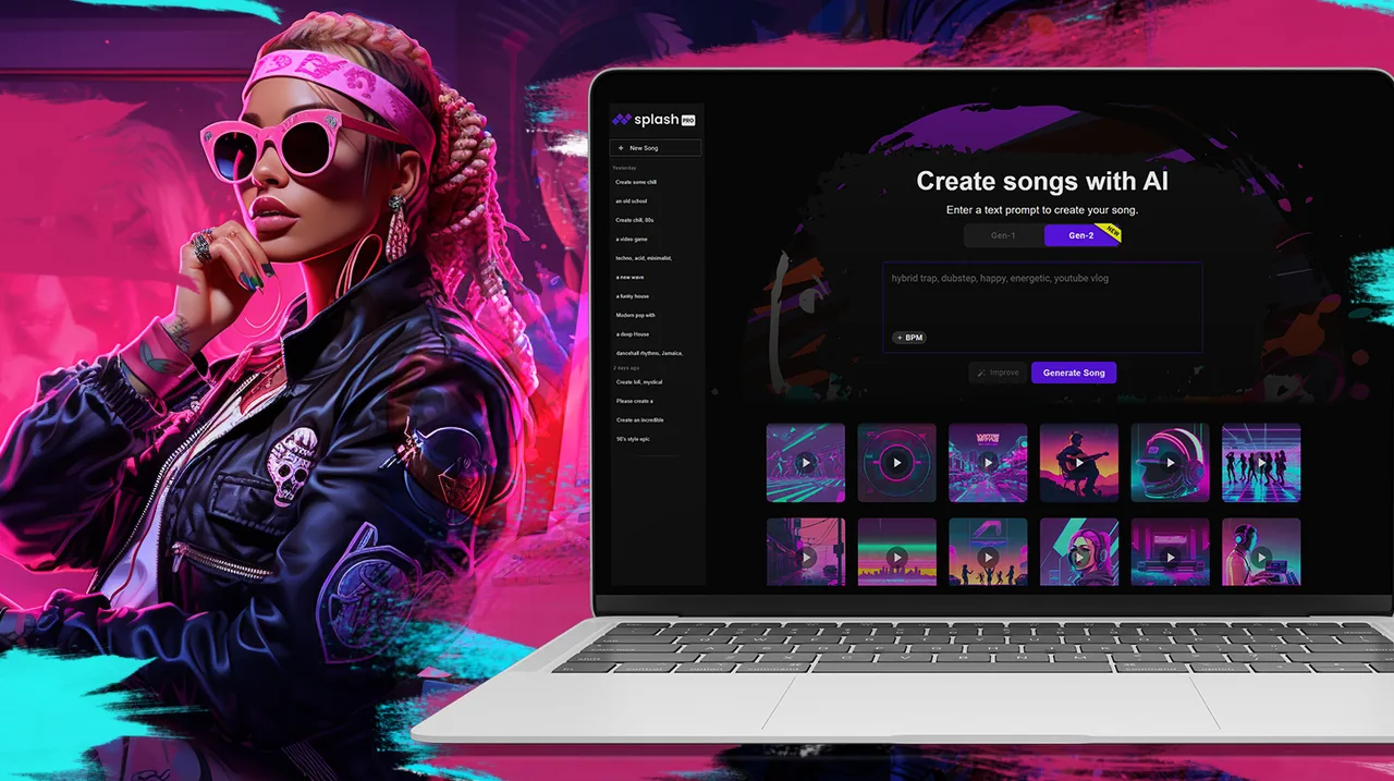 Splash Pro dashboard view
