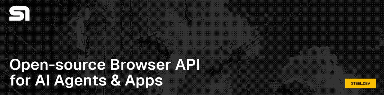 Steel Browser in action, ai agents AI tool