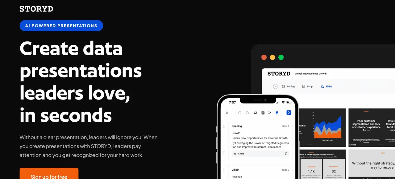 STORYD app screen