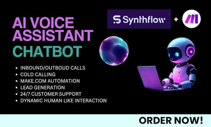 Synthflow in action, voice & audio AI tool