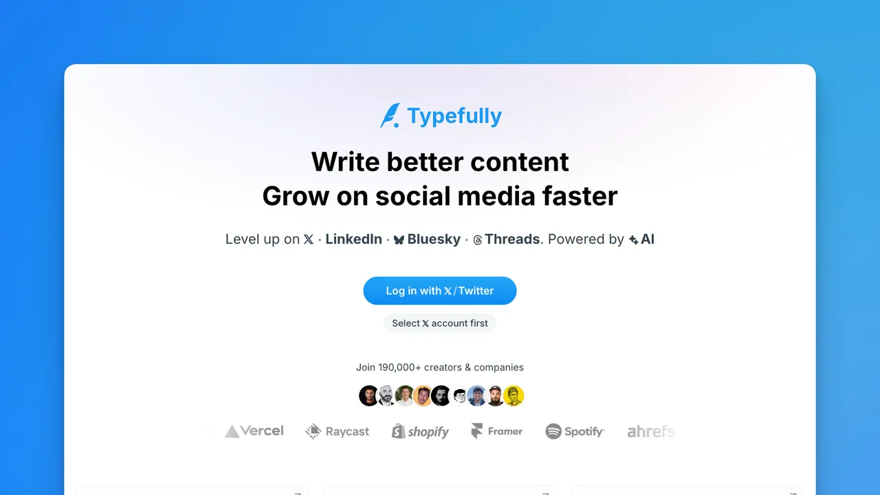 Taplio interface in use