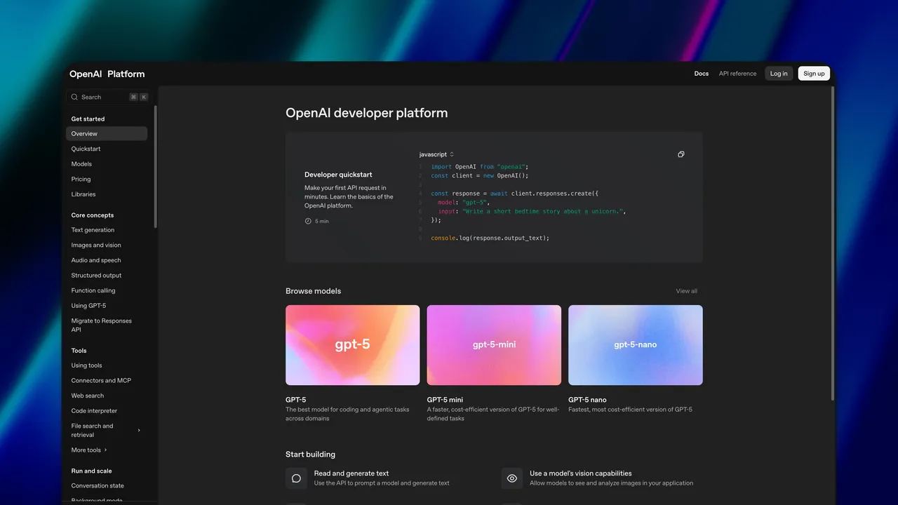 TestGPT dashboard view