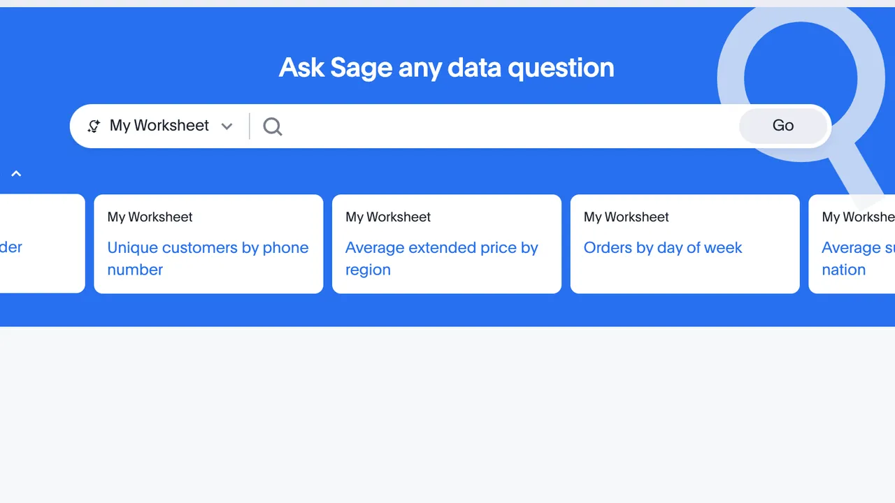 ThoughtSpot in action, data & analysis AI tool