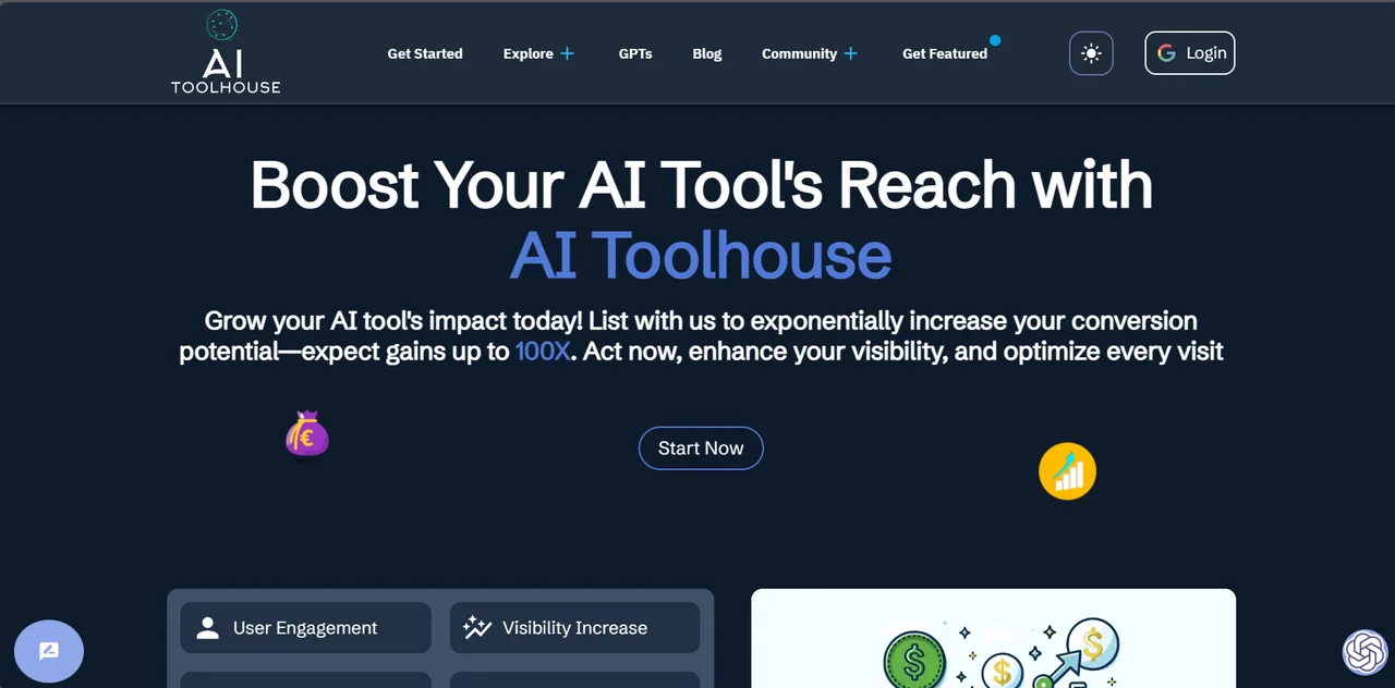 Toolhouse dashboard view