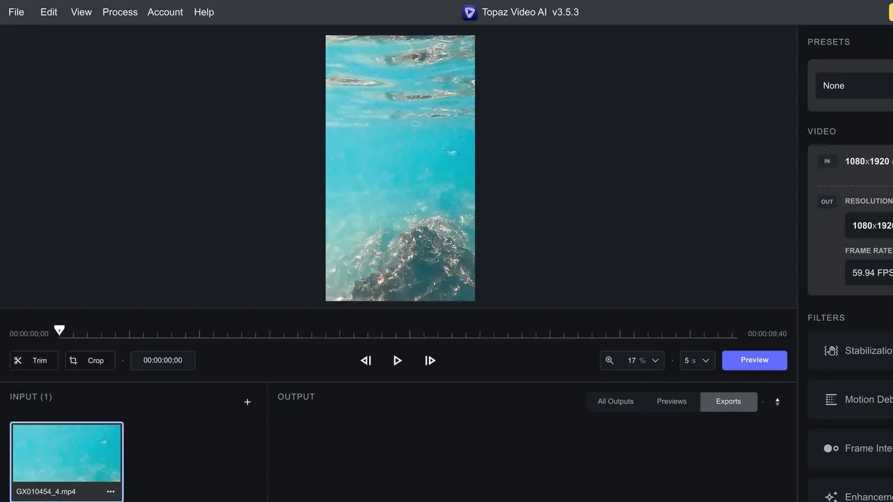 Topaz Photo AI interface in use