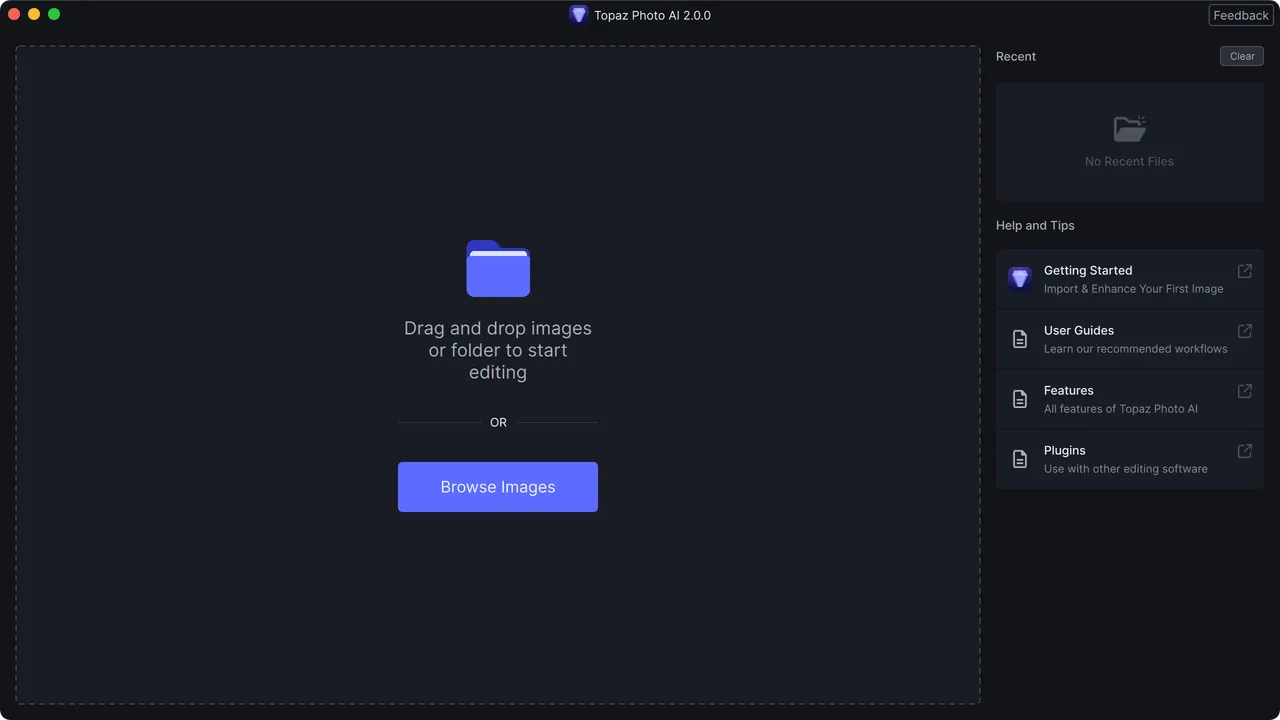 Topaz Video AI in action, video AI tool