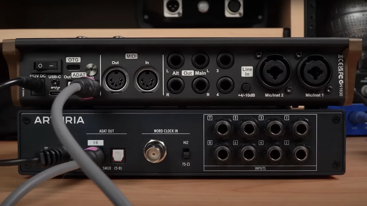 Udio interface in use