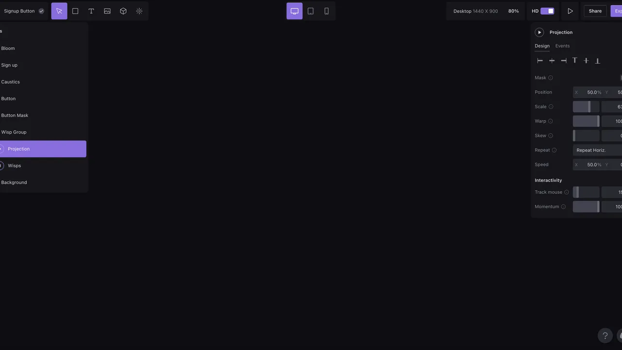Unicorn Platform in action, no-code AI tool