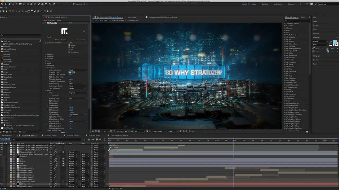 Universe interface in use