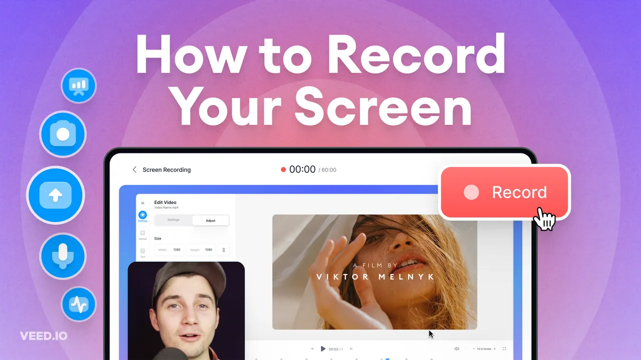 Veed.io app screen