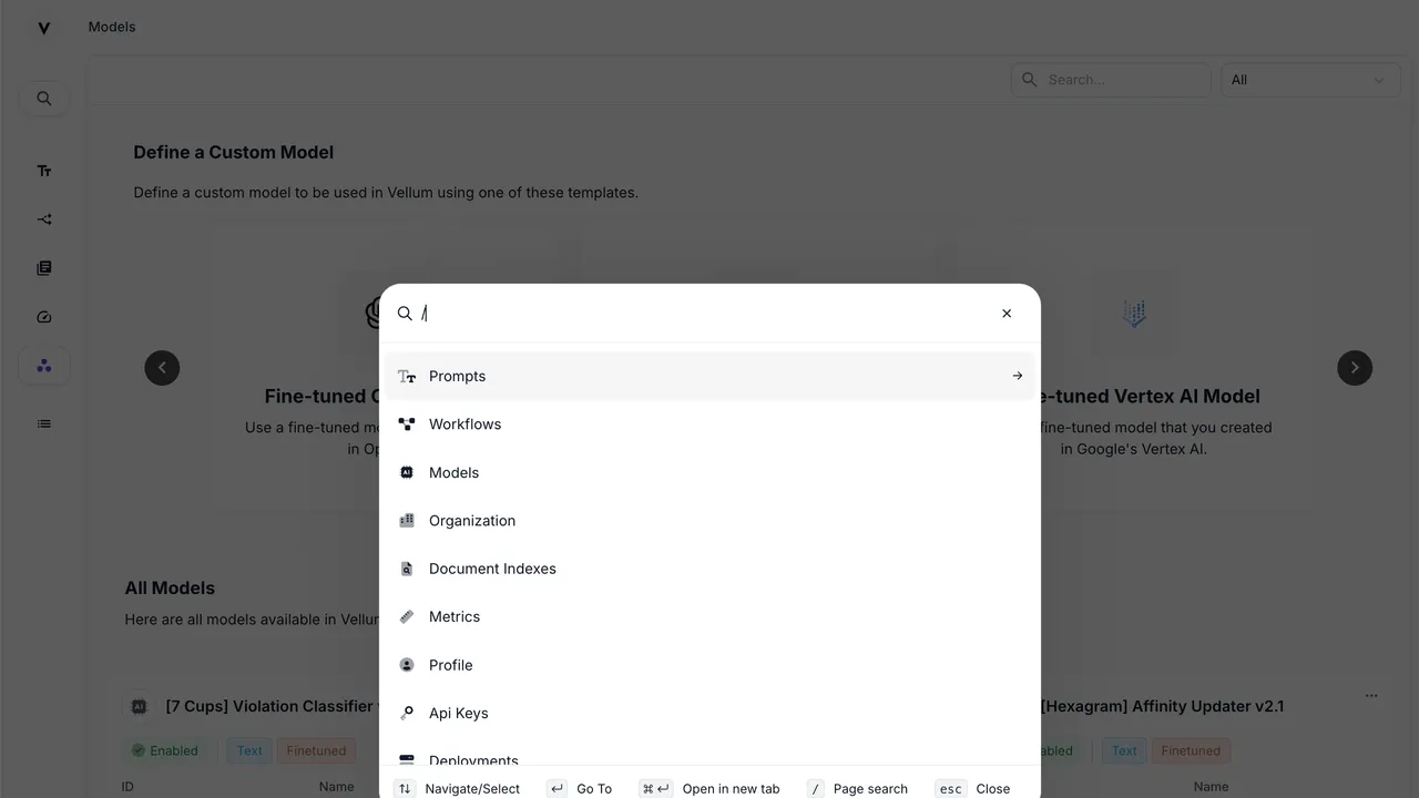 Vellum app screen