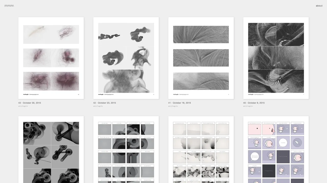 Vellum interface in use