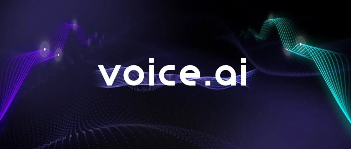 Voice AI interface in use