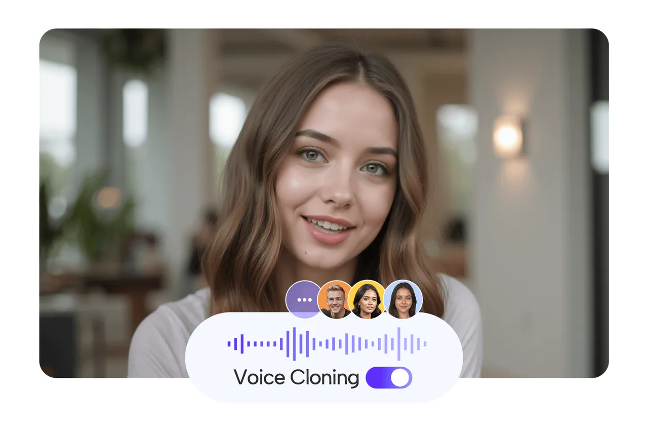 Voice Dub dashboard view