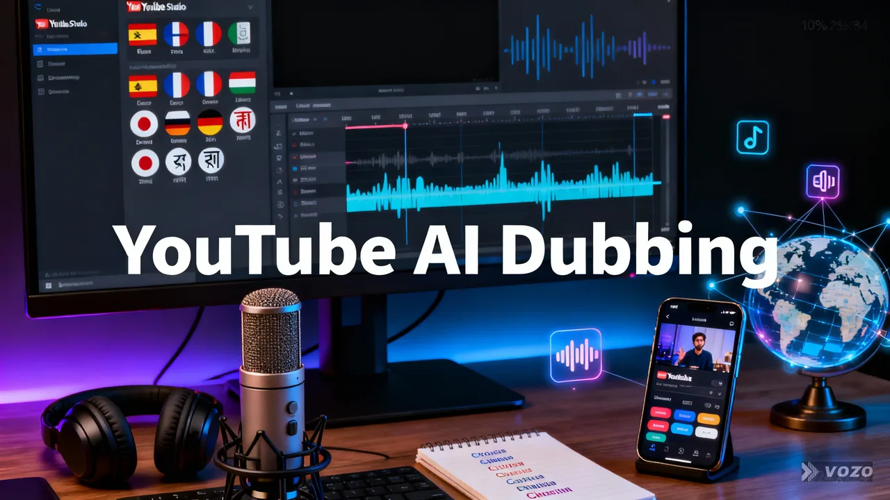 Voice Dub dashboard view