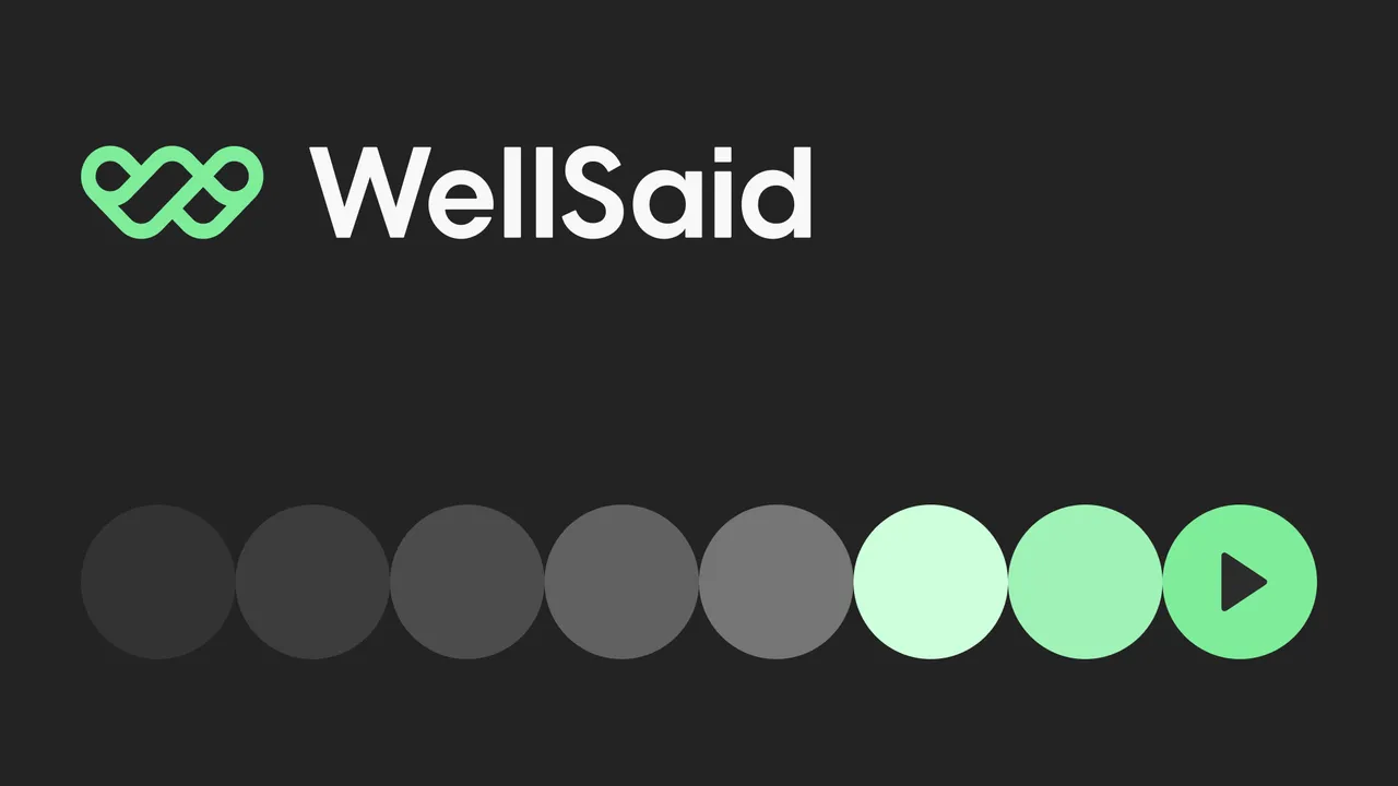 WellSaid Labs interface in use